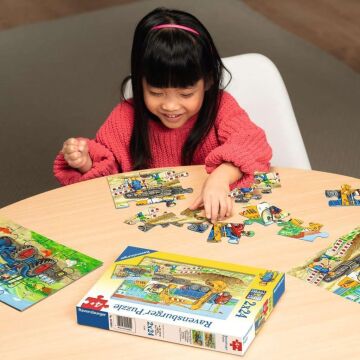 Ravensburger 51786 Ahırda Çocuk Puzzle, 212 Parça