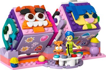 LEGO Disney Ters Yüz 2 Duygu Küpleri 43248 9 Yaş ve Üzeri Çocuklar için Pixar’dan Neşe ve Kaygı Karakterlerini İçeren Yaratıcı Oyuncak Yapım Seti (394 Parça)