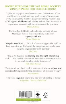 Life on the Edge: The Coming of Age of Quantum Biology