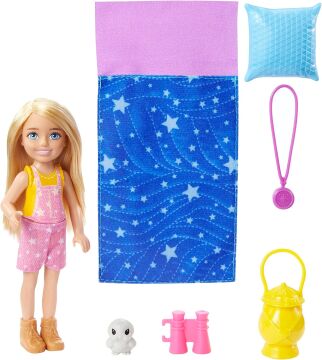 Barbie Chelsea'nin Kamp Macerası Oyun Seti, 3 yaş ve üzeri, HDF77