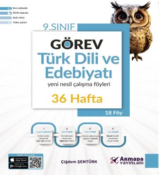 ARMADA 9.SINIF GÖREV TÜRK DİLİ VE EDEBİYATI ÇALIŞMA FÖYLERİ (36 HAFTA)*YENİ*