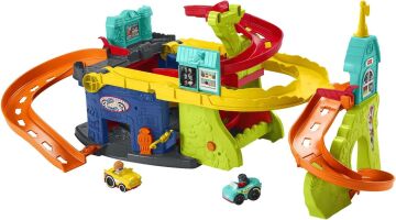 Fisher Price Little People Wheelies Şehri Araçları Oyun Seti, 2 Adet Araba Dahil, HBD77, Çok Renkli