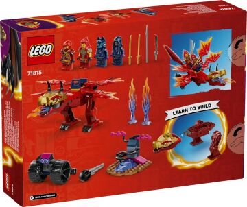 LEGO NINJAGO Kai’nin Kaynak Ejderha Savaşı 71815-4 Yaş ve Üzeri Çocuklar için 4 Minifigür İçeren Yaratıcı Oyuncak Yapım Seti (120 Parça)