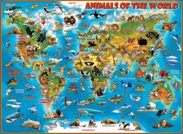 Ravensburger 13257 300p Puz Hayvanlı Dünya