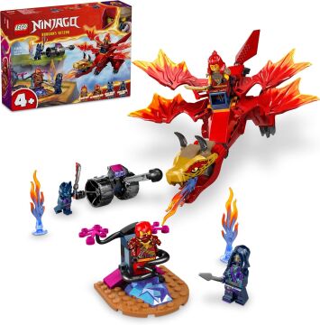 LEGO NINJAGO Kai’nin Kaynak Ejderha Savaşı 71815-4 Yaş ve Üzeri Çocuklar için 4 Minifigür İçeren Yaratıcı Oyuncak Yapım Seti (120 Parça)