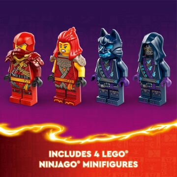 LEGO NINJAGO Kai’nin Kaynak Ejderha Savaşı 71815-4 Yaş ve Üzeri Çocuklar için 4 Minifigür İçeren Yaratıcı Oyuncak Yapım Seti (120 Parça)