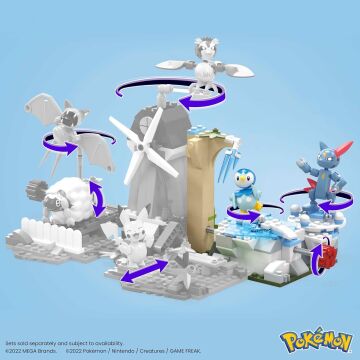 MEGA Pokémon Piplup ve Sneasel Kış Macerası Seti, 7 yaş ve üzeri, HKT20