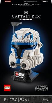 LEGO Star Wars Yüzbaşı Rex Kaskı 75349 - Yetişkinler İçin Koleksiyonluk Sergileme Modeli Yapım Seti (854 Parça)