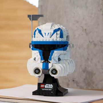 LEGO Star Wars Yüzbaşı Rex Kaskı 75349 - Yetişkinler İçin Koleksiyonluk Sergileme Modeli Yapım Seti (854 Parça)