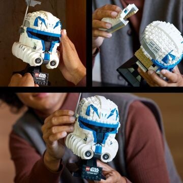 LEGO Star Wars Yüzbaşı Rex Kaskı 75349 - Yetişkinler İçin Koleksiyonluk Sergileme Modeli Yapım Seti (854 Parça)