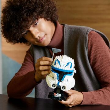LEGO Star Wars Yüzbaşı Rex Kaskı 75349 - Yetişkinler İçin Koleksiyonluk Sergileme Modeli Yapım Seti (854 Parça)