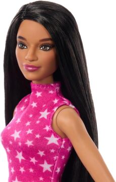 Barbie Büyüleyici Parti Bebekleri (Fashionistas), Yıldız Deseni Kıyafetli Bebek, Oyuncak