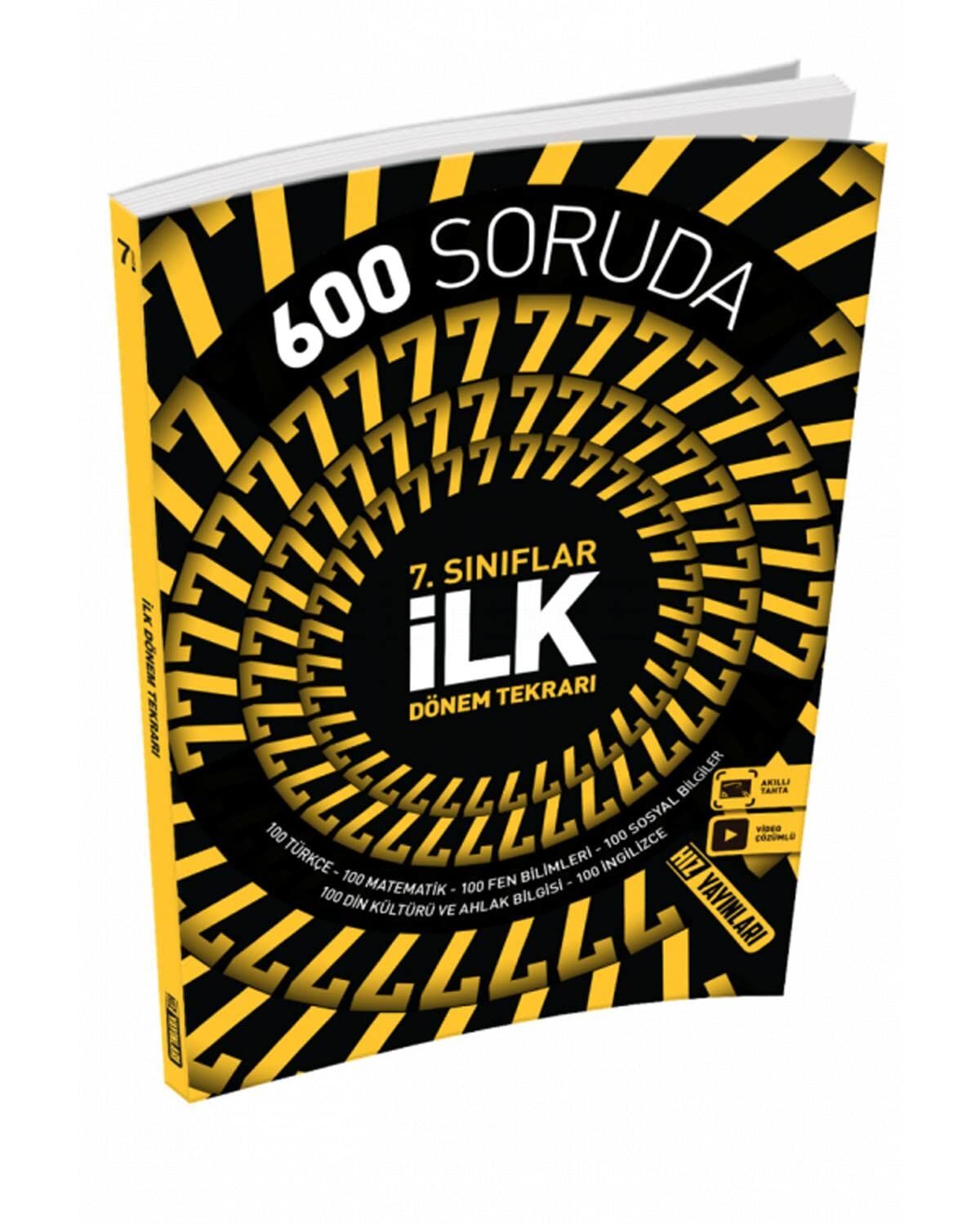 7. Sınıf 600 Soruda İlk Dönem Tekrarı