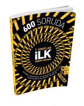 7. Sınıf 600 Soruda İlk Dönem Tekrarı