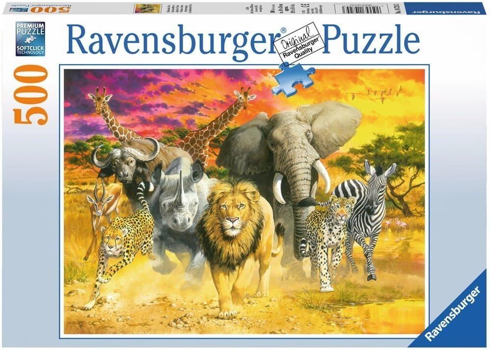 Ravensburger 500 Parça Puzzle African Animals (147243)