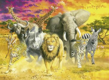 Ravensburger 500 Parça Puzzle African Animals (147243)