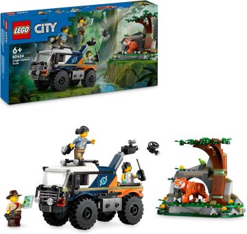 LEGO City Orman Kaşifinin Arazi Kamyonu 60426-6 Yaş ve Üzeri Çocuklar için Yaratıcı Oyuncak Yapım Seti (314 Parça)