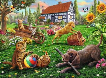 Ravensburger - 200 Parça Puzzle Bahçede (128280)