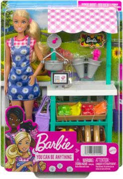 Barbie Çiftçi Pazarı Oyun Seti, 3 yaş ve üzeri, HCN22
