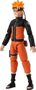 BANDAI, 16 cm Anime Heroes Naruto Uzumaki Figür ve Aksesuar Seti