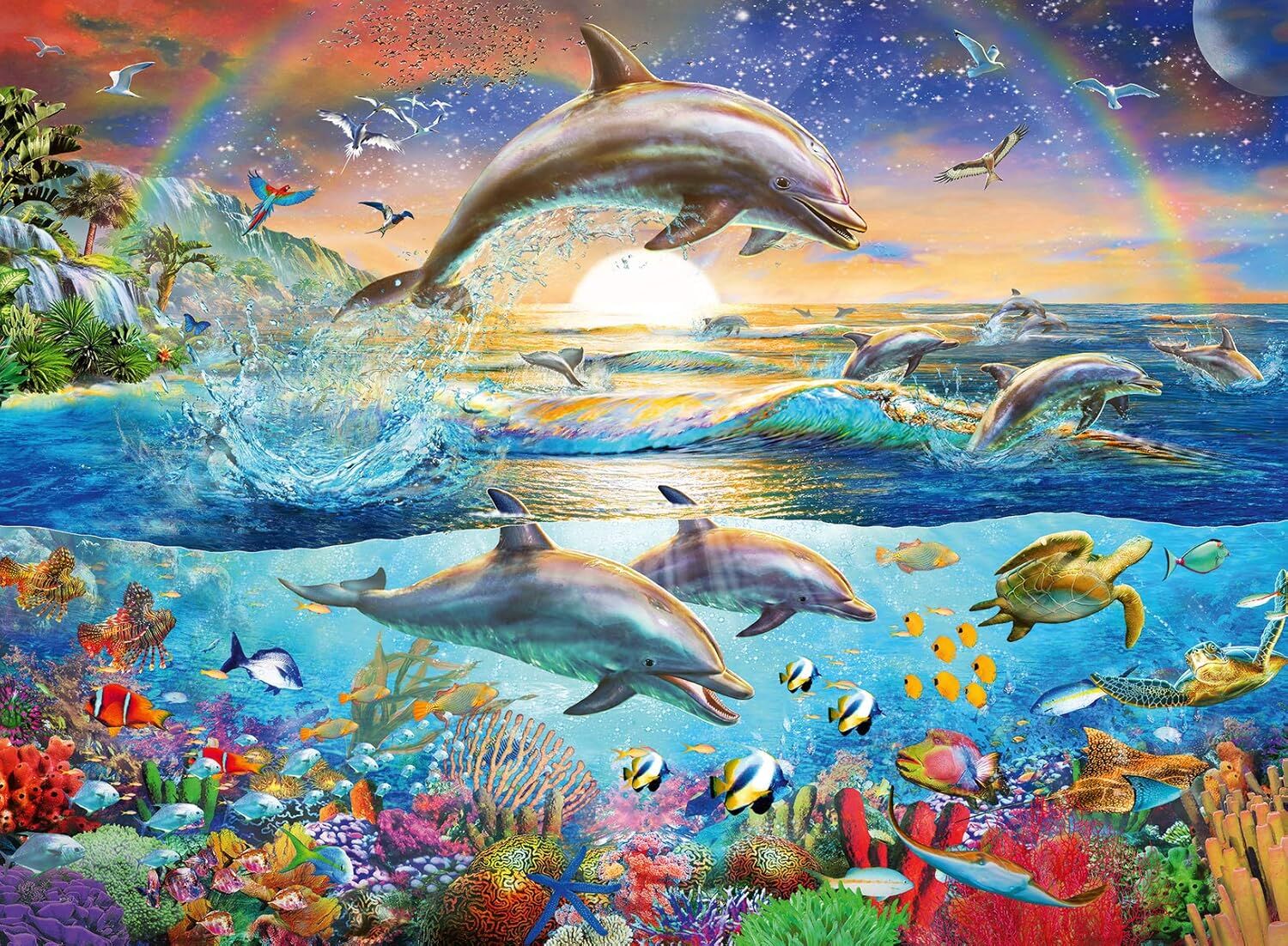 Ravensburger 128952 Yunuslar Puzzle, 300 parça