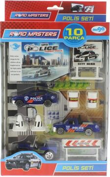 MEGA Die cast Polis Seti 10 Parça