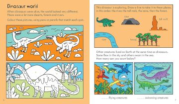 Little Children's Dİnosaur Activity Book
