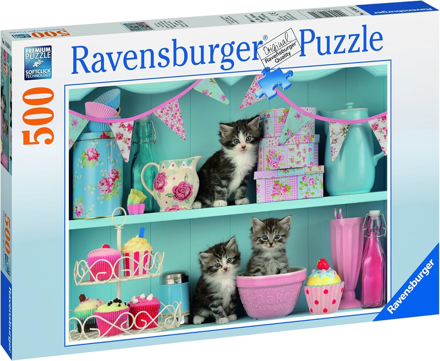Ravensburger 500 Parça Puzzle Kittens And Cupcakes (146840)