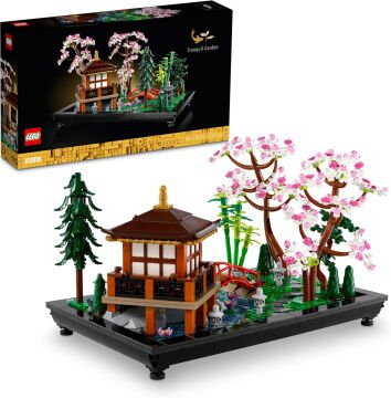 LEGO Icons Huzurlu Bahçe 10315 - Yetişkinler İçin Dekoratif, Koleksiyonluk ve Sergilenebilir Çiçek Modeli Yapım Seti (1363 Parça)