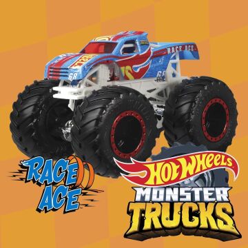 Hot Wheels Monster Trucks 1:64 Arabalar, Büyük Tekerlekli, FYJ44