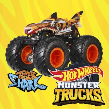 Hot Wheels Monster Trucks 1:64 Arabalar, Büyük Tekerlekli, FYJ44