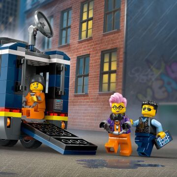 LEGO City Polis Mobil Suç Laboratuvarı Kamyonu 60418-7 Yaş ve Üzeri Çocuklar için Polis Minifigürü İçeren Yaratıcı Oyuncak Yapım Seti (674 Parça)