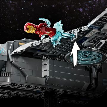 LEGO® Marvel Avengers Quinjeti 76248-9 Yaş ve Üzeri Çocuklar için Avengers Uçağı ve Minifigürler İçeren Yaratıcı Oyuncak Yapım Seti (795 Parça)