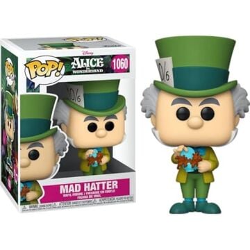 POP Disney Alice Harikalar Diyarında 70. - Mad Hatter Funko Pop! Vinil Figür (Uyumlu Popbox Koruyucu Kılıf ile Birlikte) Çok Renkli 9,5 cm