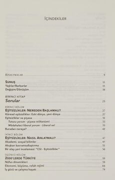 Eşitsizlikler Kitabı: 2000’ler Türkiyesi’nde Gelir, Tüketim ve Değişim