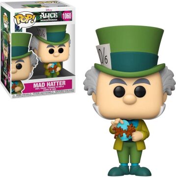 POP Disney Alice Harikalar Diyarında 70. - Mad Hatter Funko Pop! Vinil Figür (Uyumlu Popbox Koruyucu Kılıf ile Birlikte) Çok Renkli 9,5 cm