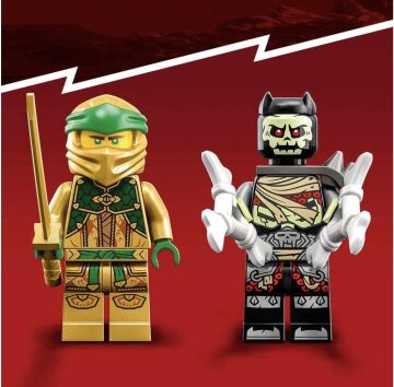 LEGO® NINJAGO® Lloyd’un Robot Savaşı EVO 71781-6 Yaş ve Üzeri Çocuklar için Altın Lloyd ve Kemik Savaşçı İçeren Yaratıcı Oyuncak Yapım Seti (223 Parça)