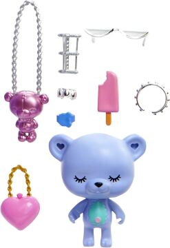 Barbie Extra Fancy - Mor Kostümlü Bebek, 3 yaş ve üzeri, HHN13