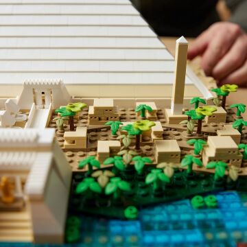 LEGO® Architecture Mimari Simgeler Koleksiyonu: Keops Piramidi 21058 - Yetişkinler için Koleksiyonluk Model Yapım Seti (1476 Parça)