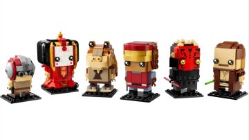 LEGO 40676 Brickheadz Star Wars The Phantom Menace 10+ 732 Parça Çeşitli Karakterlerin Yapılabilir Figürleri