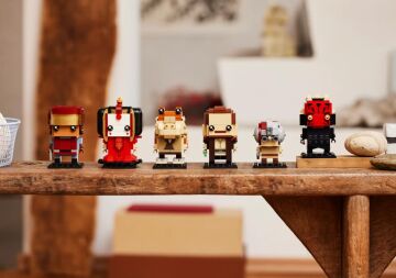 LEGO 40676 Brickheadz Star Wars The Phantom Menace 10+ 732 Parça Çeşitli Karakterlerin Yapılabilir Figürleri