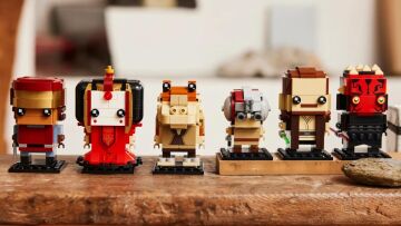 LEGO 40676 Brickheadz Star Wars The Phantom Menace 10+ 732 Parça Çeşitli Karakterlerin Yapılabilir Figürleri