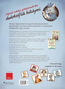 Müfettiş Numeroni 1: Film Setinde Hırsızlık - Sayısal Zekâ Gelişimi için Etkinlikli ve Çıkartmalı Dedektiflik Çizgi Romanı (7-9 Yaş)