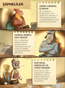 Müfettiş Numeroni 1: Film Setinde Hırsızlık - Sayısal Zekâ Gelişimi için Etkinlikli ve Çıkartmalı Dedektiflik Çizgi Romanı (7-9 Yaş)