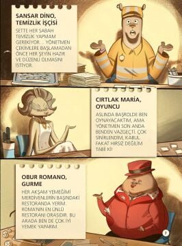 Müfettiş Numeroni 1: Film Setinde Hırsızlık - Sayısal Zekâ Gelişimi için Etkinlikli ve Çıkartmalı Dedektiflik Çizgi Romanı (7-9 Yaş)