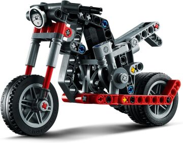 LEGO® Technic Motosiklet 42132 – 7 Yaş ve Üzeri Araçları Seven Çocuklar İçin 2’si 1 Arada Yaratıcı Oyuncak Model Yapım Seti (160 Parça)