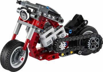 LEGO® Technic Motosiklet 42132 – 7 Yaş ve Üzeri Araçları Seven Çocuklar İçin 2’si 1 Arada Yaratıcı Oyuncak Model Yapım Seti (160 Parça)