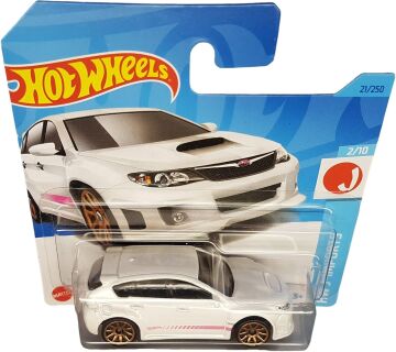 Hot Wheels - Subaru WRX STi - HW J-Imports 2/10 - HKK62 - Short Card - Beyaz - Mattel 2023