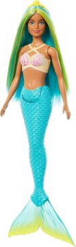 Barbie Dreamtopia Deniz Kızı Bebekler - Mavi Kuyruk Sarı Taç
