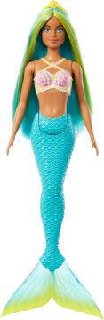 Barbie Dreamtopia Deniz Kızı Bebekler - Mavi Kuyruk Sarı Taç